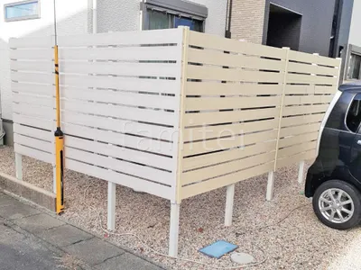 人工木・樹脂 フェンス（木調） F＆F マイティウッド ベーシック極 高尺タイプ 目隠し 木調・ラティス 樹脂