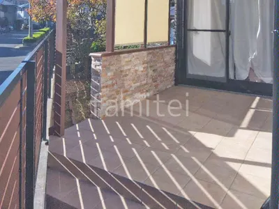 タイルデッキ 壁3面  LIXIL ベスパ ストーン調