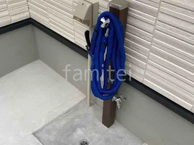 立水栓 ユニソン スプレスタンド60 蛇口２個付き 水受け コンクリート下げ