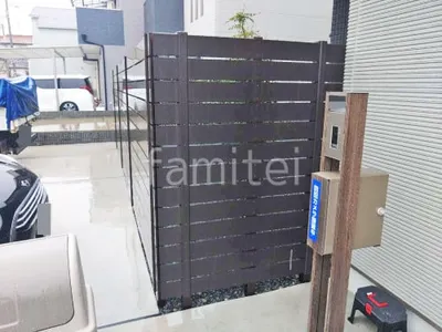 人工木・樹脂 フェンス（木調） F＆F マイティウッド ベーシック極 高尺タイプ 目隠し 木調・ラティス 樹脂