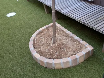 植木廻り レンガ花壇 ユニソン ソイルレンガ