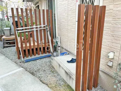 木製調デザインアルミ角柱 プランパーツ 角材