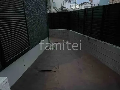 目隠しフェンス塀 三協アルミ 木製調シャトレナII 4型 化粧ブロック積 ユニソン エリダ