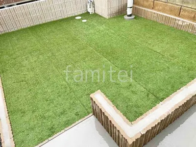 人工芝 防草シート加工 マツモト 人工芝 30mm 