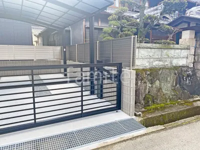 ブロック塀 （化粧ブロック） ユニソン アルタ  アルミ形材 フェンス LIXIL AB YL3型 横ルーバー3 目隠し