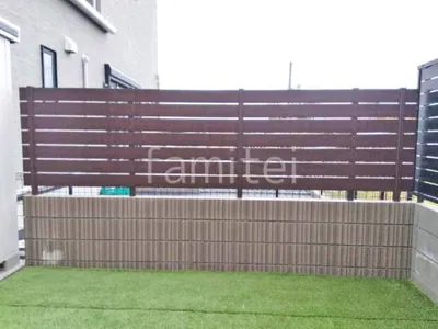 人工木・樹脂 フェンス（木調） F＆F マイティウッド ベーシック極 目隠し 木調・ラティス 樹脂 ブロック塀 （化粧ブロック） ユニソン アルタ 