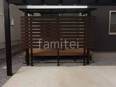 １階テラス屋根 YKKAP 独立式 レセパ Lタイプ