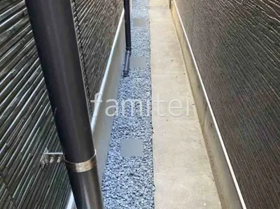 バラス敷き 防草シート敷き