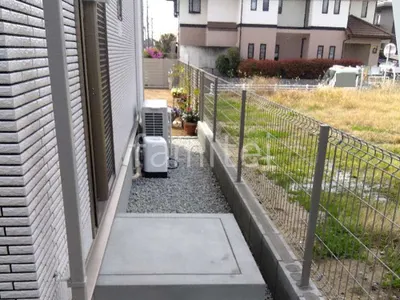 スチールメッシュ フェンス YKKAP イーネット3F型 スチール柱 境界・メッシュ