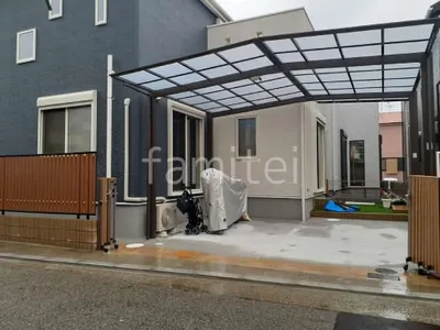 新築ナチュラル クローズ外構