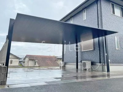 カーポート２台(ワイド) ツイン LIXIL カーポートSC フラット屋根 吊り下げ屋根