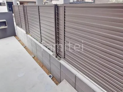 アルミ形材 フェンス LIXIL AB YL3型 横ルーバー3 目隠し