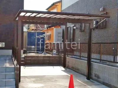 カーポート１台 （単棟） YKKAP エフルージュ 積雪50cm対応 フラット屋根