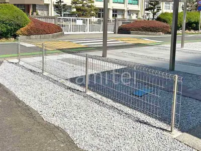 スチールメッシュ フェンス YKKAP イーネット3F型 スチール柱 境界・メッシュ