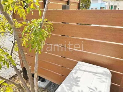 人工木・樹脂 フェンス（木調） F＆F マイティウッド ベーシック極 高尺タイプ 目隠し 木調・ラティス 樹脂