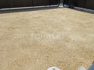 お庭 真砂土敷き