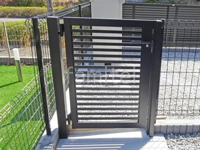 片開き 門扉 LIXIL AB YR3型 太横桟