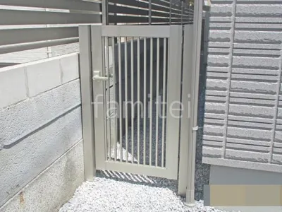 片開き 門扉 YKKAP シンプレオTB2型 たて格子 