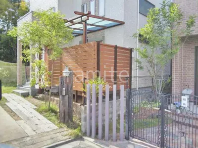 人工木・樹脂 フェンス（木調） F＆F マイティウッド ベーシック極 高尺タイプ 目隠し 木調・ラティス 樹脂