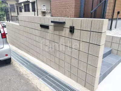 化粧ブロック門柱 ユニソン リゲル 郵便受けポスト コラーナ15