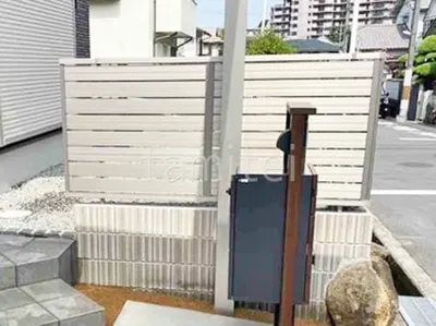 アルミ形材 フェンス LIXIL AB YS3型 横スリット3 目隠し