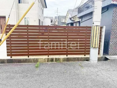 人工木・樹脂 フェンス（木調） F＆F マイティウッド デコll 高尺タイプ 目隠し 木調・ラティス 樹脂