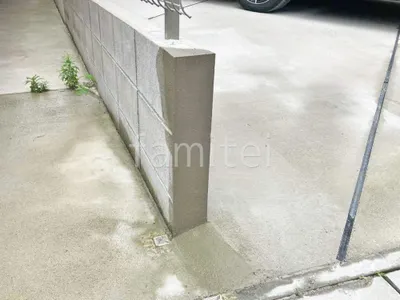 既存ブロック塀解体撤去