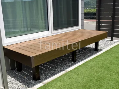 人工木デッキ  タカショー 人工木 エバーエコウッド リアル 