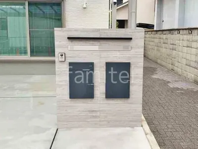 門柱 壁タイル貼り タカショー 木製調 セラ ウォール RC杉板 宅配ボックス ユニソン ヴィコDB100 ヴィコDB120