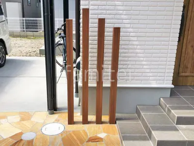 木製調デザインアルミ角柱 プランパーツ 角材