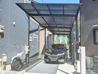 カーポート２台(縦) 連棟 LIXIL ネスカＦ フラット屋根