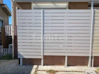 人工木・樹脂 フェンス（木調） F＆F マイティウッド ベーシック極 高尺タイプ 目隠し 木調・ラティス 樹脂