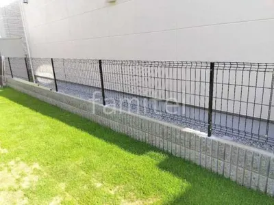 スチールメッシュ フェンス YKKAP イーネット3F型 スチール柱 境界・メッシュ