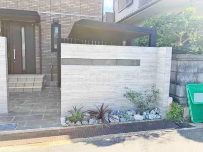 門柱 壁タイル貼り タカショー 木製調 セラ ウォール RC杉板 アクセントタイル セラレバンテ