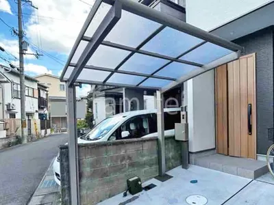 サイクルポート 自転車バイク屋根 LIXIL ネスカＲ アール屋根