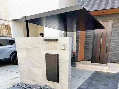 サイクルポート 自転車バイク屋根 LIXIL カーポートSC フラット屋根 吊り下げ屋根