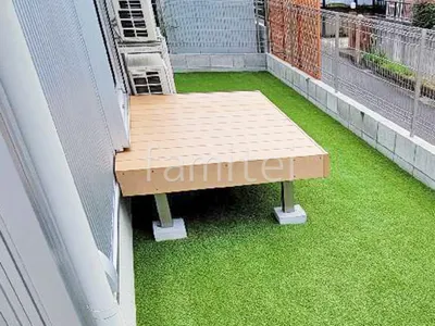 人工木デッキ  LIXIL 人工木 樹ら楽ステージ 