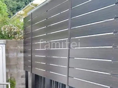 人工木・樹脂 フェンス（木調） F＆F マイティウッド デコll 高尺タイプ 目隠し 木調・ラティス 樹脂