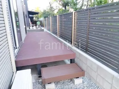 ブロック塀 （化粧ブロック） 太陽エコブロックス 普通CB  アルミ形材 フェンス LIXIL AB YS3型 横スリット3 目隠し