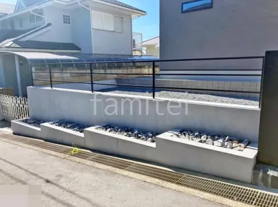 境界フェンス塀 YKKAP ルシアスフェンスLite A03型