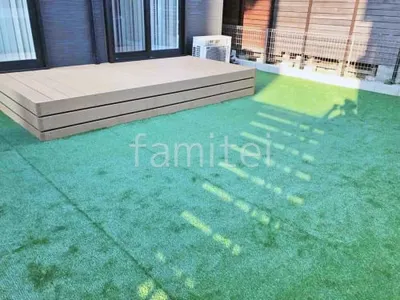 人工芝 防草シート加工 マツモト 人工芝 30mm 