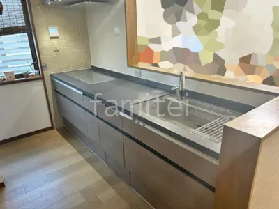 Ｉ型キッチン  Panasonic ラクシーナ 