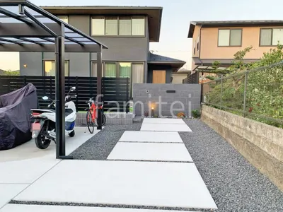 玄関アプローチ 土間コンクリート