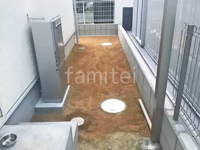 犬走り 真砂土敷き