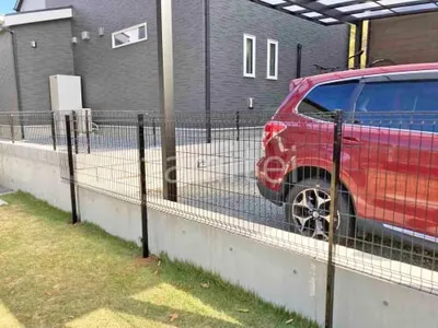 スチールメッシュ フェンス LIXIL ハイグリッドN8型 境界・メッシュ