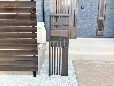 機能門柱 照明なし  YKKAP 木製調 ルシアスポストユニットSD02型 