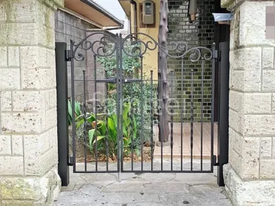 親子両開き 門扉 LIXIL ラフィーネ1型 