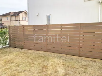 人工木・樹脂 フェンス（木調） グローベン プラドone 高尺タイプ 目隠し 木調・ラティス 樹脂