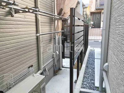 人工木・樹脂 フェンス（木調） F＆F マイティウッド ベーシック極 高尺タイプ 目隠し 木調・ラティス 樹脂