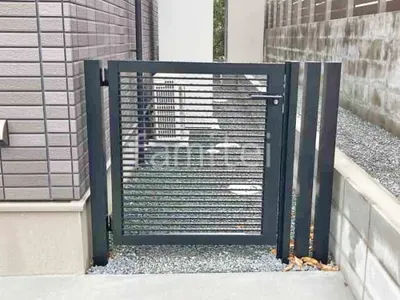 片開き 門扉 LIXIL AB YR2型 細横桟 